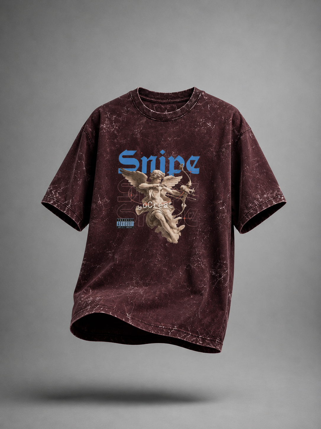 Unisex Acid Washed Oversized Tee