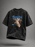 Unisex Acid Washed Oversized Tee