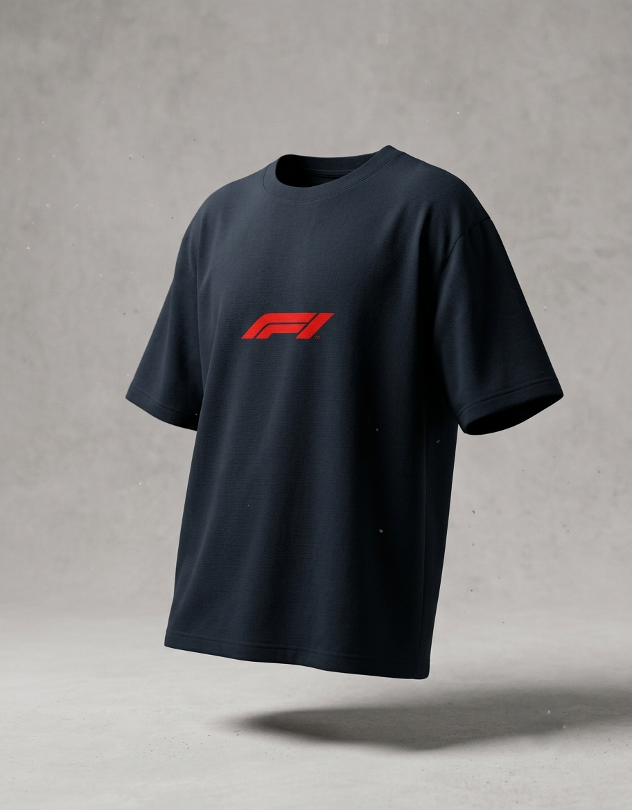 F1 Inspired Minimal Streetwear T-Shirt