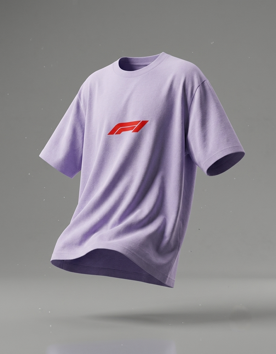 F1 Inspired Minimal Streetwear T-Shirt