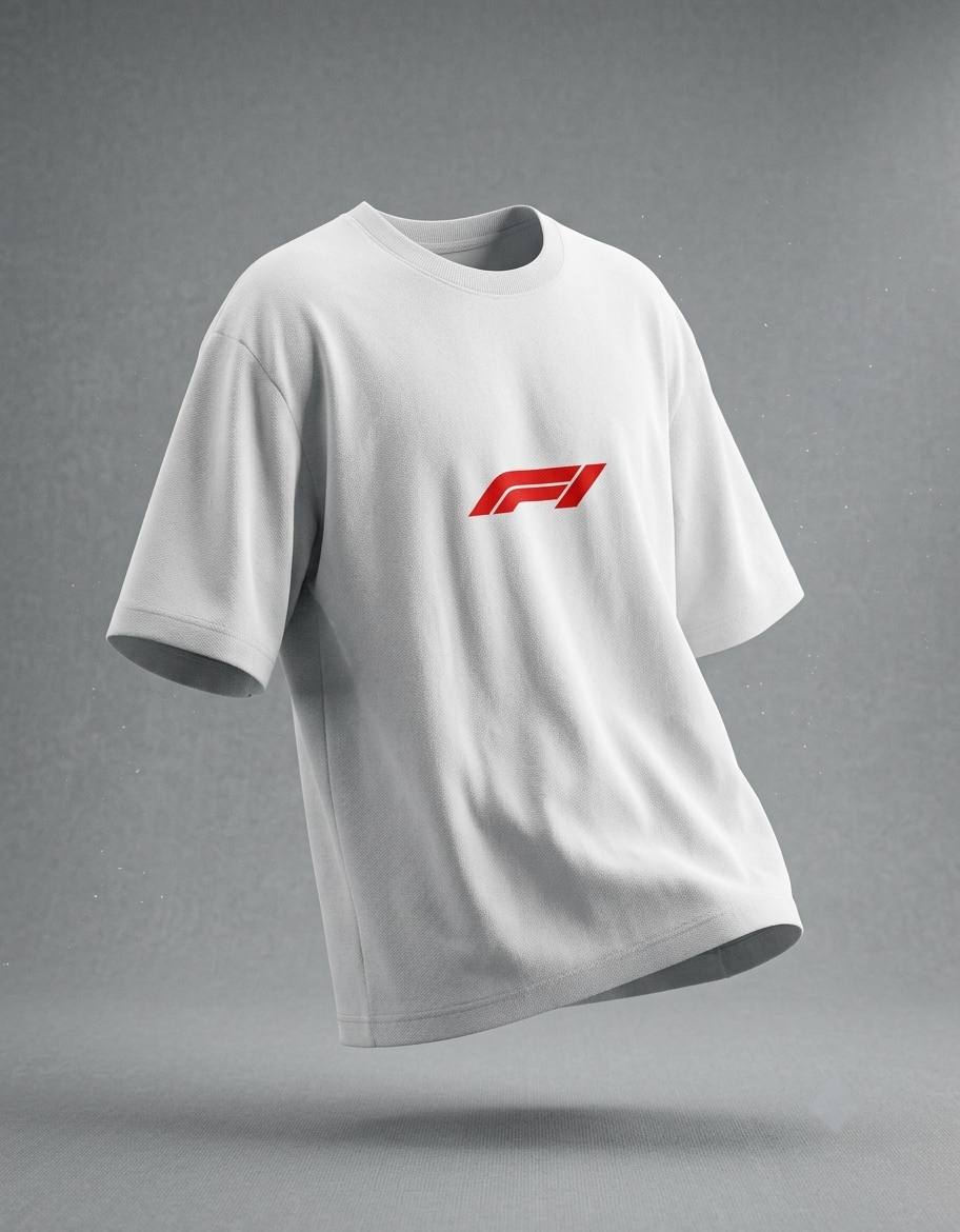 F1 Inspired Minimal Streetwear T-Shirt