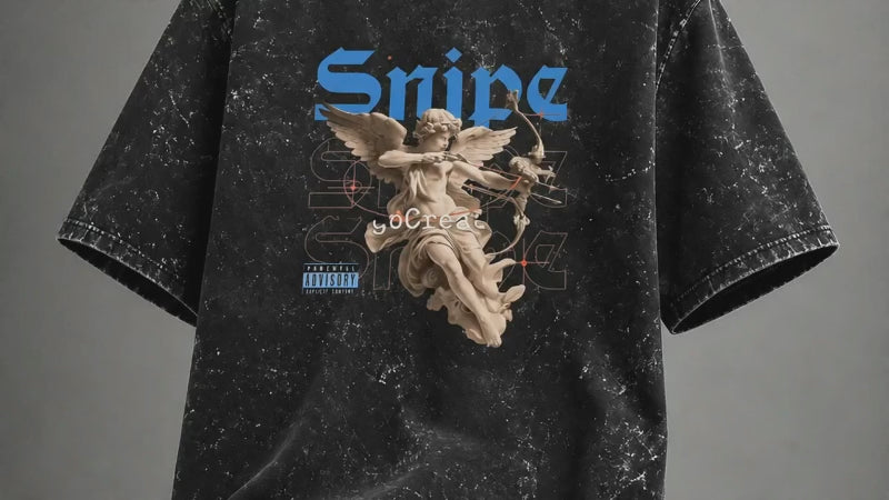 Unisex Acid Washed Oversized Tee